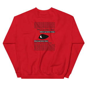 Open image in slideshow, Miles to Go Before I Sleep Sweatshirt
